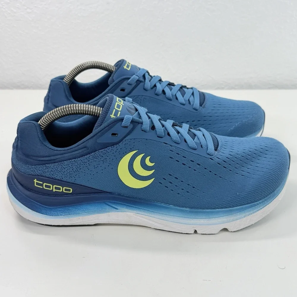 Topo Magnifly 5 Running Shoes Mens Size 9 Blue Green